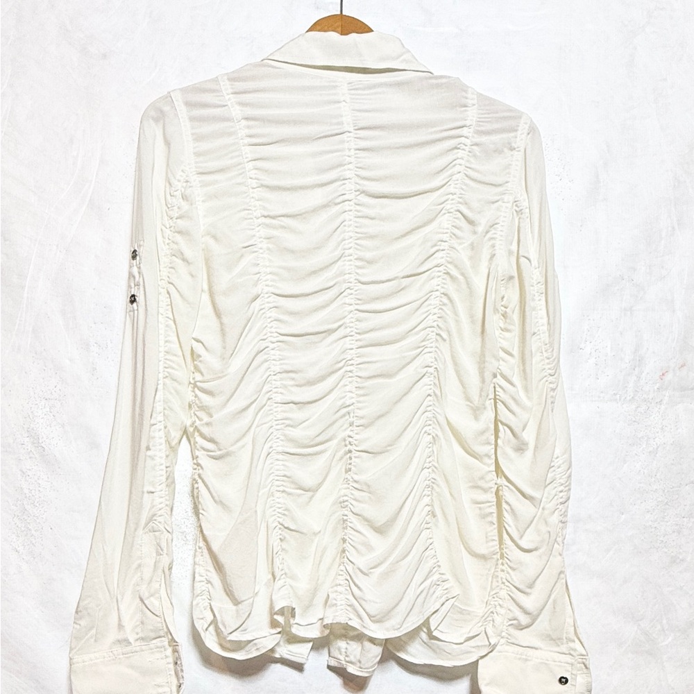Express White Shirt Jacket - Picture 2 of 2